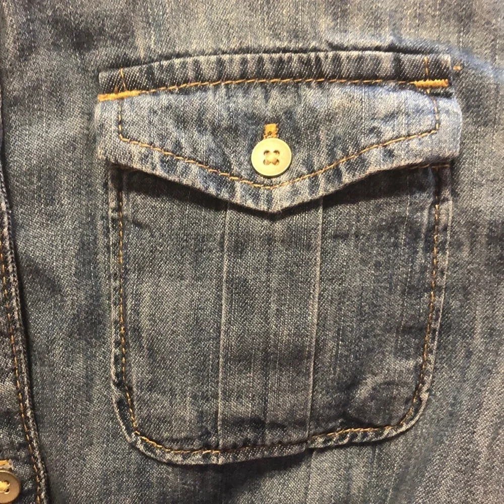 GAP kids blue jean dress size M regular 🌸